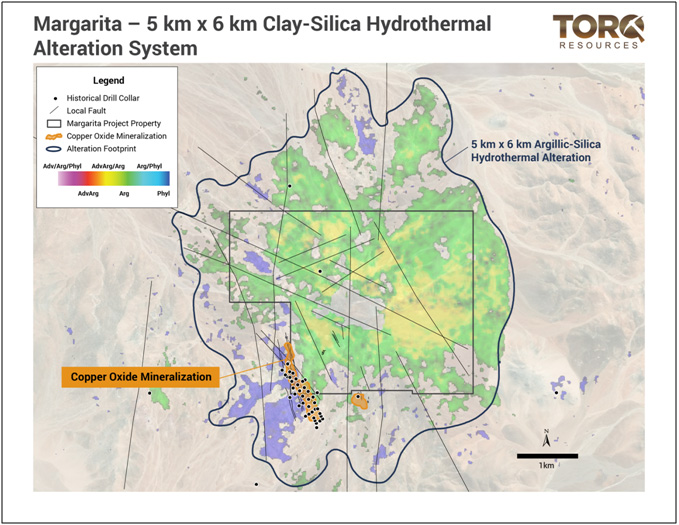 Torq Resources comienza la exploración de su proyecto Margarita Iron-Oxide-Copper-Gold en el norte de Chile